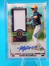 2024 Panini Boys of Summer patch auto KEVIN McGONIGLE #ed 01/49 Detroit Tigers