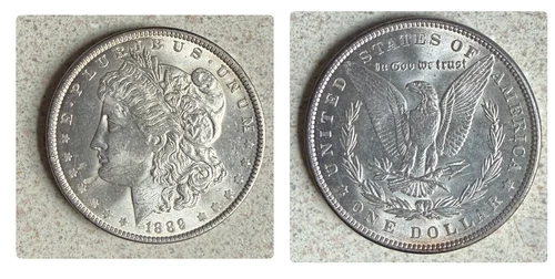 1889 P Morgan Silver Dollar