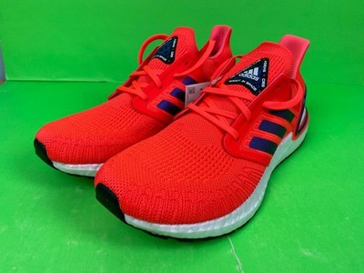 L@@K BRAND NEW ADIDAS ULTRABOOST 20 ISS LAB SZ 9.5 SOLAR RED CLEMSON ULTRA BOOST