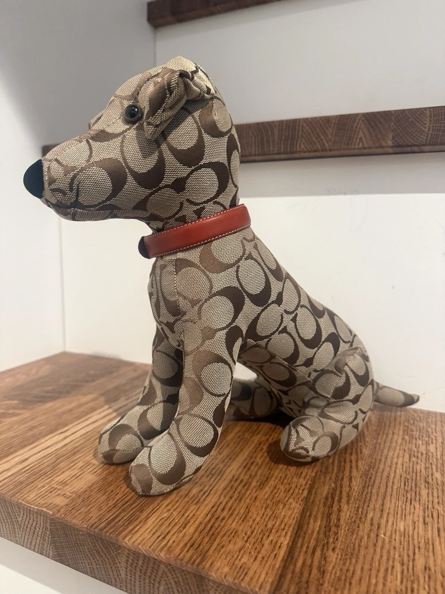 COACH ぬいぐるみ Signature Toy Jack Russell Coach 8443 JRT Stuffed Collectible Signature Dog Toy Jack Russell