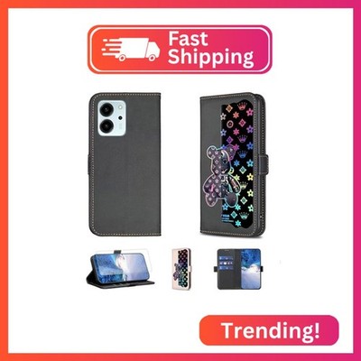 jioeuinly Case Compatible for Honor 80 Se Phone Case Flip Stand Cover [with Temp