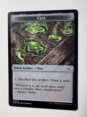 MTG - Clue (0017) A 0044 Token MKM Regular Double Sided | eBay MTG - Clue (0017) A 0044 Token MKM Regular Double Sided | eBay