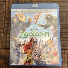 ZOOTOPIA (3D Blu-ray DVD Digital Copy, 2016, 3-Disc Set)