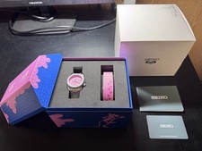 Seiko 5 Sports SKX series SBSA321 Pink Panther Limited Edition Preorder JPN