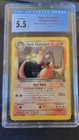 CGC 5.5 - SWIRL - Dark Charizard 4/82 - Team Rocket Holo - Pokémon TCG