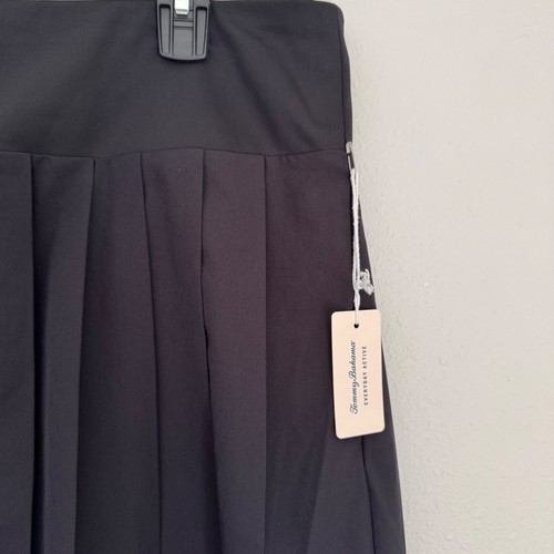 Tommy Bahama Everyday Active Pleated Skort Black Athletic Golf Tennis Womens L - Picture 4 of 8