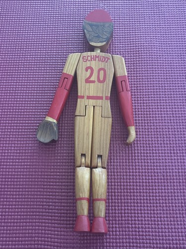 Muñeca articulada de madera articulada Mike Schmidt Philadelphia Phillies MLB 1993 - Imagen 4 de 6