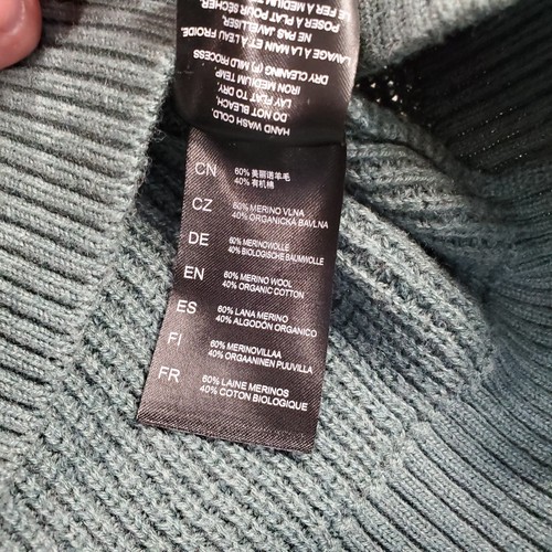 Kuhl Norda Sweater Womens Medium Gray Merino Wool Blend 1/4 Zip Pullover 4077 - Picture 4 of 11