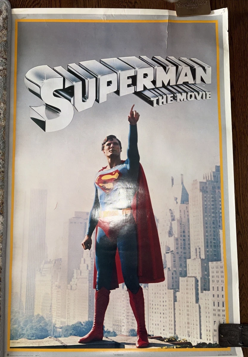 Superman Movie Poster Indiana Movie Memorabilia Original US