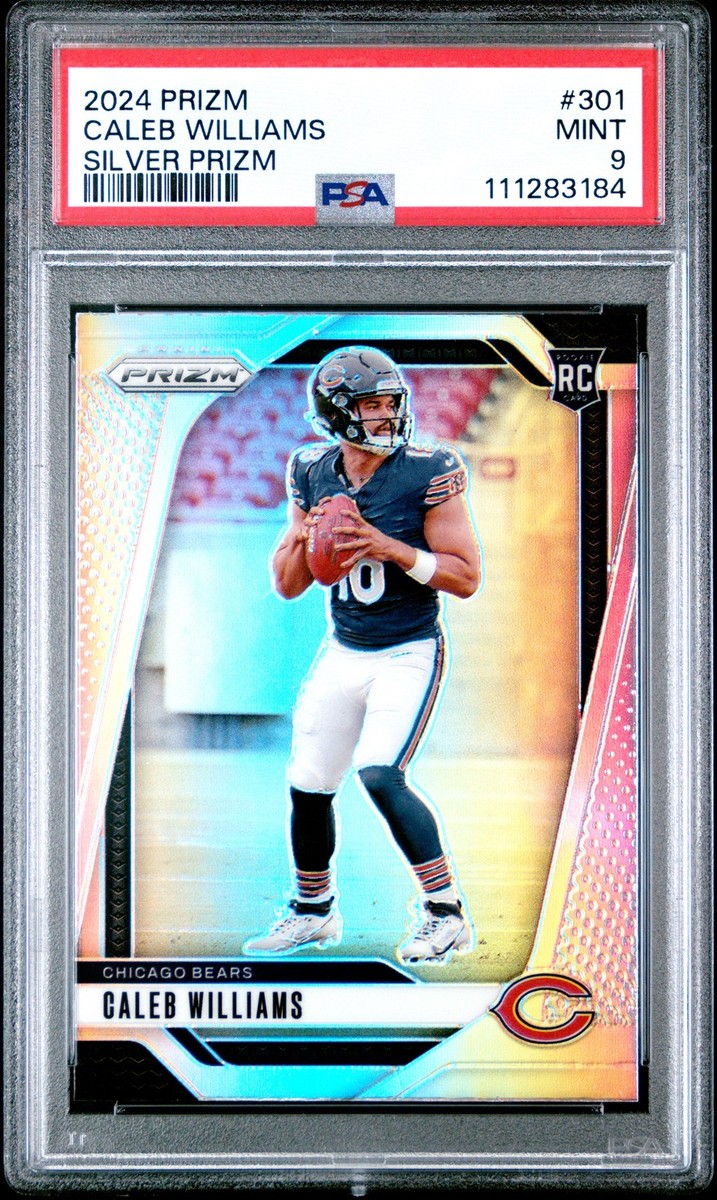 2024 PANINI PRIZM SILVER PRIZM #301 CALEB WILLIAMS ROOKIE RC