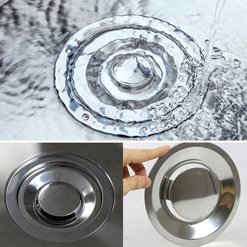 Washroom Kitchen Bathtub Stopper Water Sink Plug Cover Sewer Drain Strainer - Picture 4 of 7