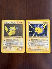 Lt. Surges Pikachu Gym Heroes + Neo Genesis P...