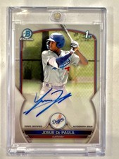2023 Bowman Chrome Josue De Paula 1st Bowman On-Card Rookie Auto 🔥🔥🔥