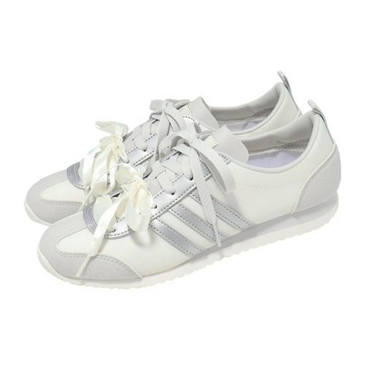 adidas VS JOG 2.0 Chalk White Silver Metallic Grey Men Unisex Casual Shoe KH7660