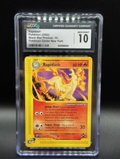 CGC 10 GEM MINT Rapidash 2002 Black Star Promo 51 Pokemon TCG POKEMON CENTER NY