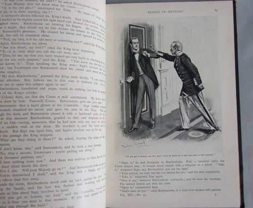 Anthony Hope, Rupert of Hentzau, 1st printing 1897-8 Illustrated Sydney Cowell - Foto 4 di 8