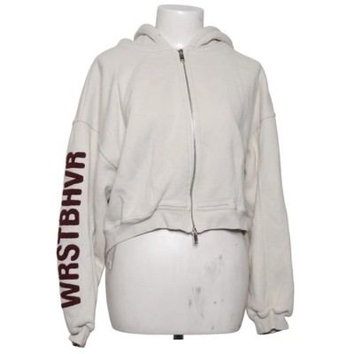 WRSTBHVR Studio, Kapuzenpullover, Größe: S, Weiß, Baumwolle/Polyester #2oJ