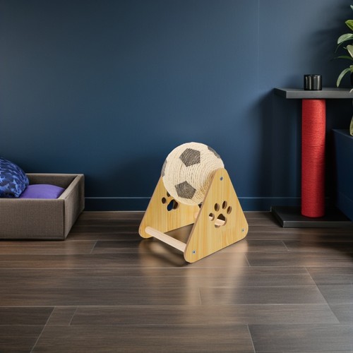  Tiragraffi per Gatti Giocattolo: Tiragraffi a Palla per Gatti Rotanti - Tiragraffi in Sisal - Foto 5 di 12