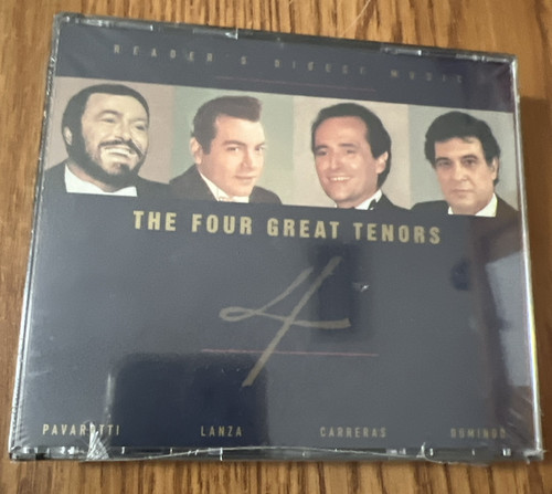 The Four Great Tenors (Pavarotti, Lanza, Carreras, Domingo) 4 CD Set New Sealed - Picture 1 of 2