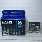Genuine Epson 68 T06812D2 High Capacity Ink Cartridge 2-Pack Blk 12/17+ 1 Single