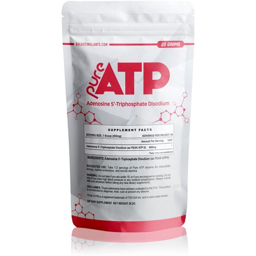 BulkStimulants Pure ATP Adenosine Triphosphate Powder - Increase Energy, Endu... - Picture 1 of 7
