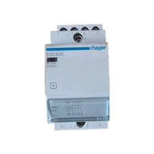 Hager ESC425 Modular contactor 25A 4 POLE AC 230/440V