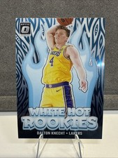 2024-25 Panini Donruss Optic #9 Dalton Knecht RC White Hot Rookies LAKERS