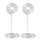 10pcs Place Holder Round Shape Wedding Party Favor Clips (Silver) Circle holder