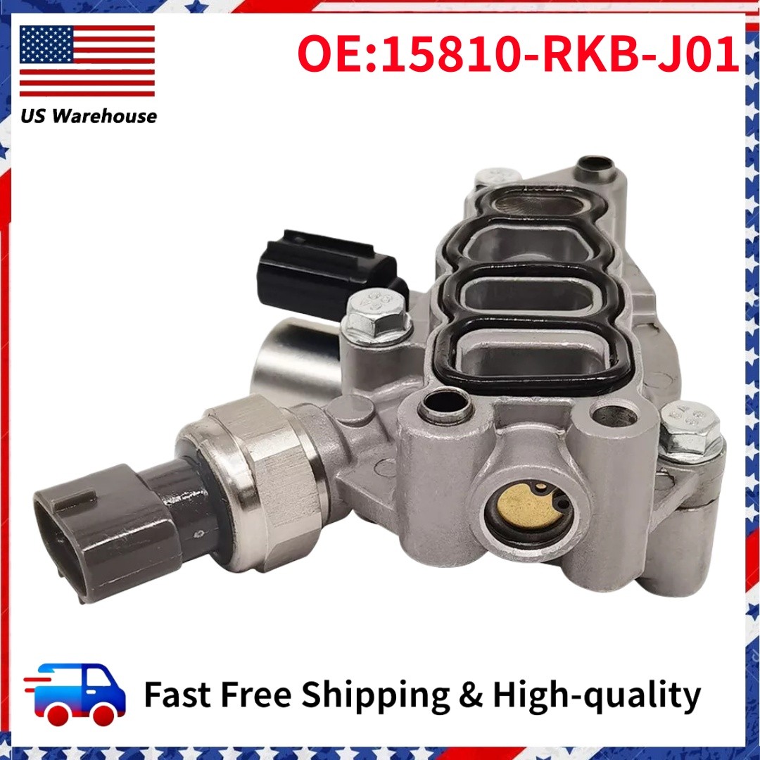 For Honda Odyssey 2005-2007 15810-RKB-J01 VTEC Solenoid Spool Valve W/Gasket 