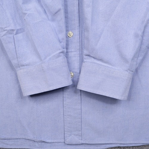 Ralph Lauren Shirt Mens 3XB Blue Polo Bear Button Down Long Sleeve Oxford OCBD - Picture 8 of 19