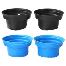2X 6.5Inch Silicone Car Speaker Baffle Protect the Shock Absorb