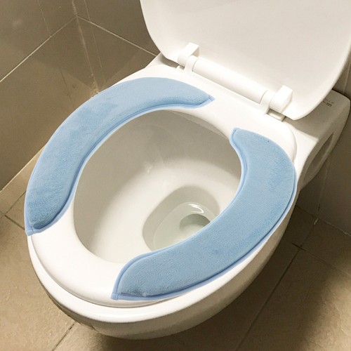 Toilet Seat Cover Pad Removable Washable Lid Covers for Bathroom - Bild 10 von 12