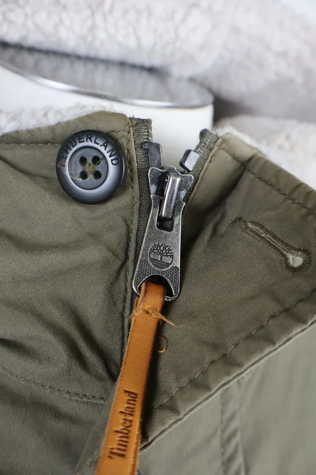 TIMBERLAND GIUBBINO IMBOTTITO PARKA GIACCA UOMO TG M MAN VINTAGE JACKET - Imagen 3 de 4