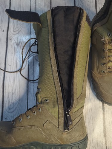 Bota Serpiente Hombre Rocky 16" Impermeable Cremallera Lateral S2V Táctica Talla 12 - Imagen 8 de 13