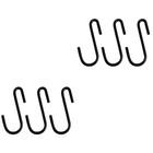  2 Pieces Hook Hooks for Hanging Clothes Heavy Duty Hangers Kitchen