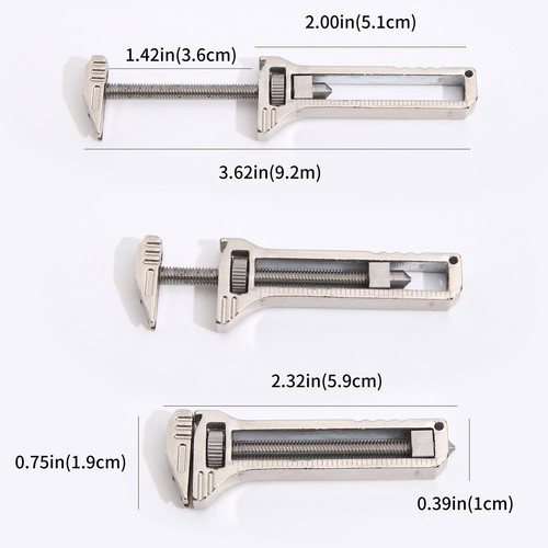 2 Stück Taschenschlüssel Multitool Kompakt Titan Flaschenöffner Werkzeug zum Reparieren - Bild 8 von 8