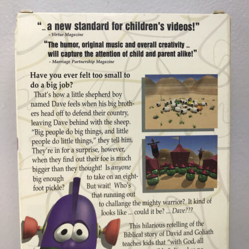 VeggieTales Dave & Giant Pickle VHS Video Tape Christian Kids Buy 2 Get 1 Free! - Picture 9 of 12