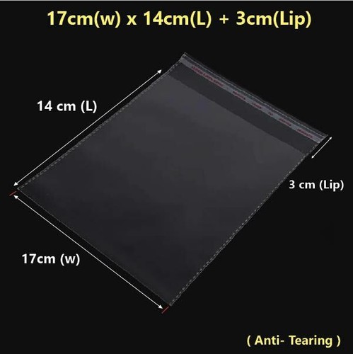 100pcs Self Adhesive Clear OPP Cellophane Resealable Plastic Bags C6 A5 A4 A3 - Picture 53 of 64