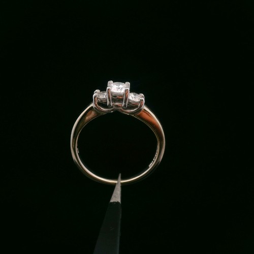 14KT White Gold & Platinum 0.50cttw Diamond Ring – Size 4.75 – 3.04g - Picture 6 of 10