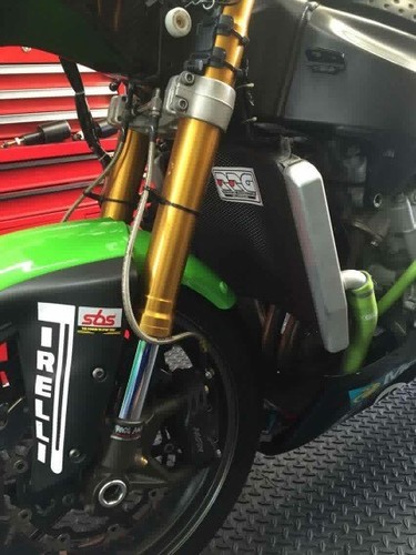 Protector radiador de carreras Kawasaki ZX10 2004-2005 ZX10r - Imagen 3 de 7