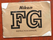 NIKON FG INSTRUCTION BOOK/156893