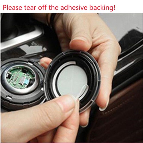 Silver Replacement Small Multimedia Knob Cover IDRIVE Button for BMW F10 F20 F30 - Picture 10 of 11