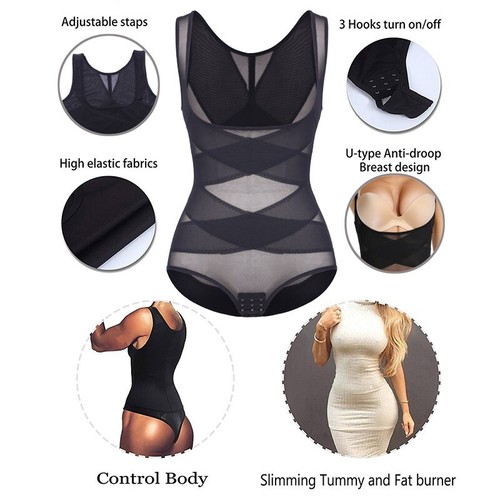 Fajas Colombianas Body Shaper Reductoras Post Surgery Bodysuit Shapewear Thong - Picture 9 of 24