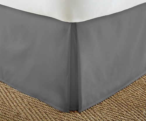 PREMIUM BED SKIRT PLEATED SUPER SOFT SOLID 14" DROP DUST RUFFLE QUEEN or KING - Picture 17 of 28