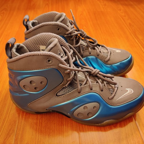 Nike Air Zoom Rookie Foamposite sz.10 'Dynamic Blue' Penny Magic KD Booker PG - Picture 3 of 24