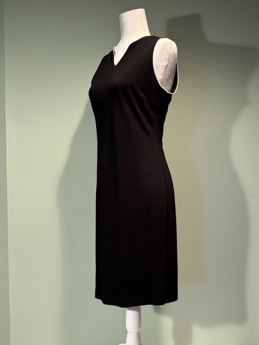Annex black sleeveless sheath dress size M - Picture 2 of 7