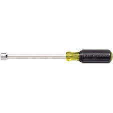 Klein Tools 646-1/2 1/2" Hex Cushion-Grip Hollow-Shank Nut Driver with 6" Shank