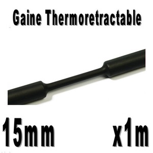 12 mm Diam Gaine Thermo Rétractable 2:1 1m Vert