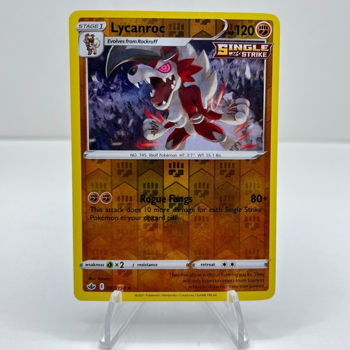 Lycanroc 87/198 Reverse Holo Rare TCG Pokemon NM 0119#148 - Picture 1 of 2