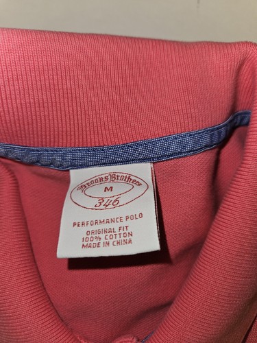 Brooks Brothers Magenta Pink Polo Medium Original Fit - Picture 4 of 10